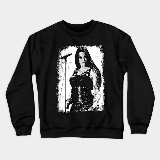 Floor Jansen Vintage Distressed Crewneck Sweatshirt by GothBless